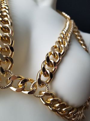 Shop FWHLR bodychains, jewelry and accessories. Our women's statement jewelry is influenced by rap style and hip hop culture.  All bodychain jewelry is made of thick gold chain making it durable, versatile and bold. Chain jewelry and bikini for curvy women. This product is for Bad Girl Only!!!